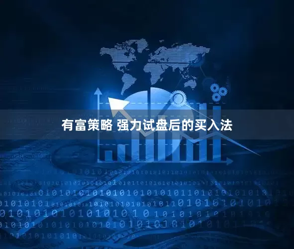 有富策略 强力试盘后的买入法