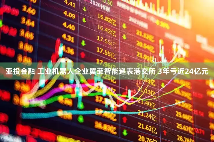 亚投金融 工业机器人企业翼菲智能递表港交所 3年亏近24亿元